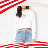 Star Spangled Crop Hoodie
