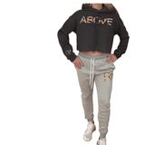Camo Crop Hoodie - One Rep Above