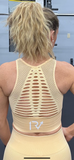 Throwback Seamless Cut Out Sports Bra