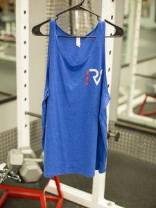 Mens Spine Tank - True Royal Blue - One Rep Above
