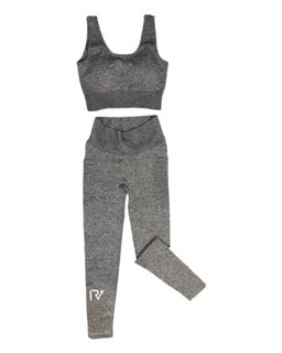 Throwback Seamless High Waisted Ribbed Leggings - One Rep Above